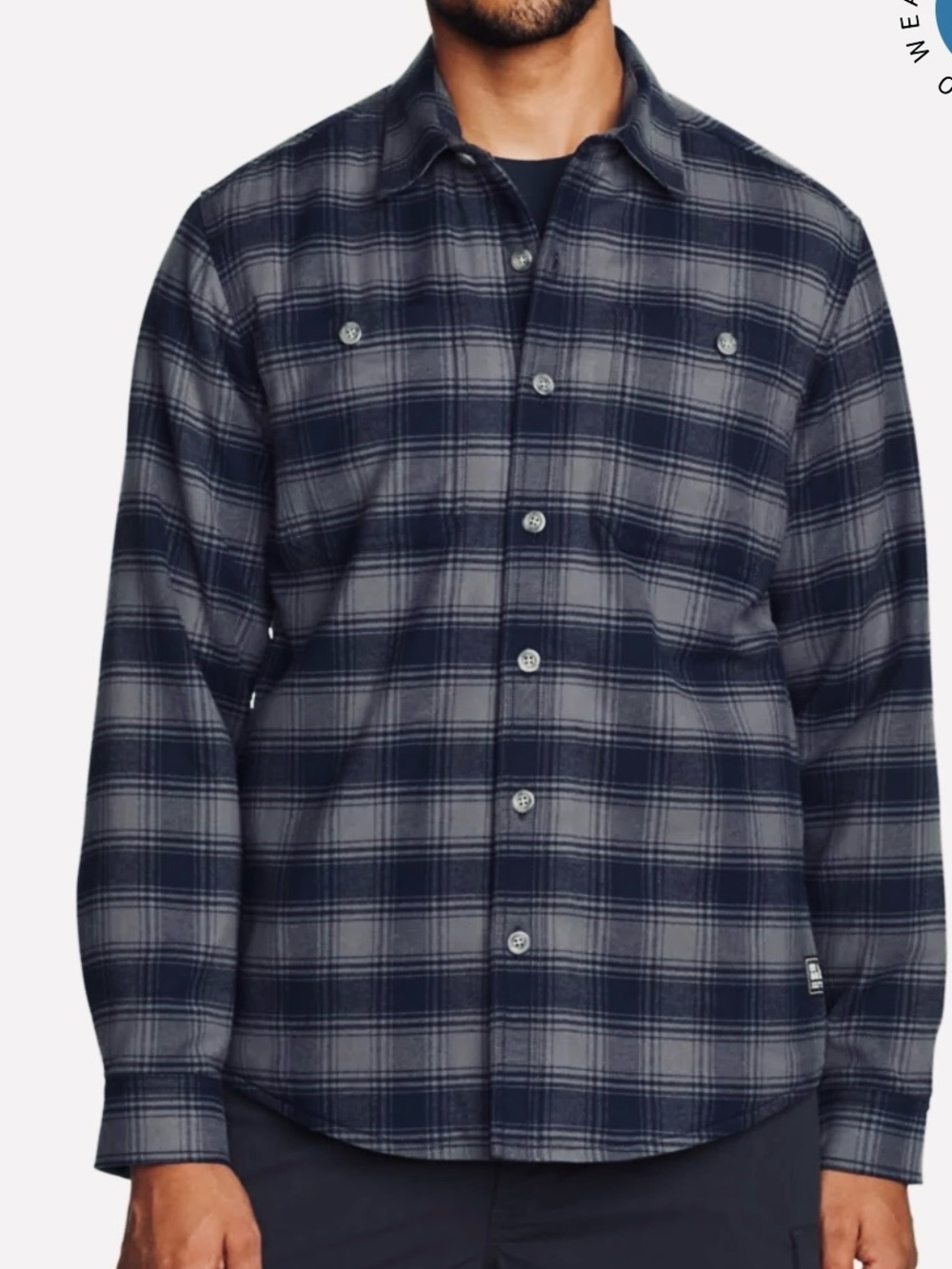Eddie Bauer Men's Eddie's Field Fleece Lined Flannel Shirt Jacket Size Small NWT